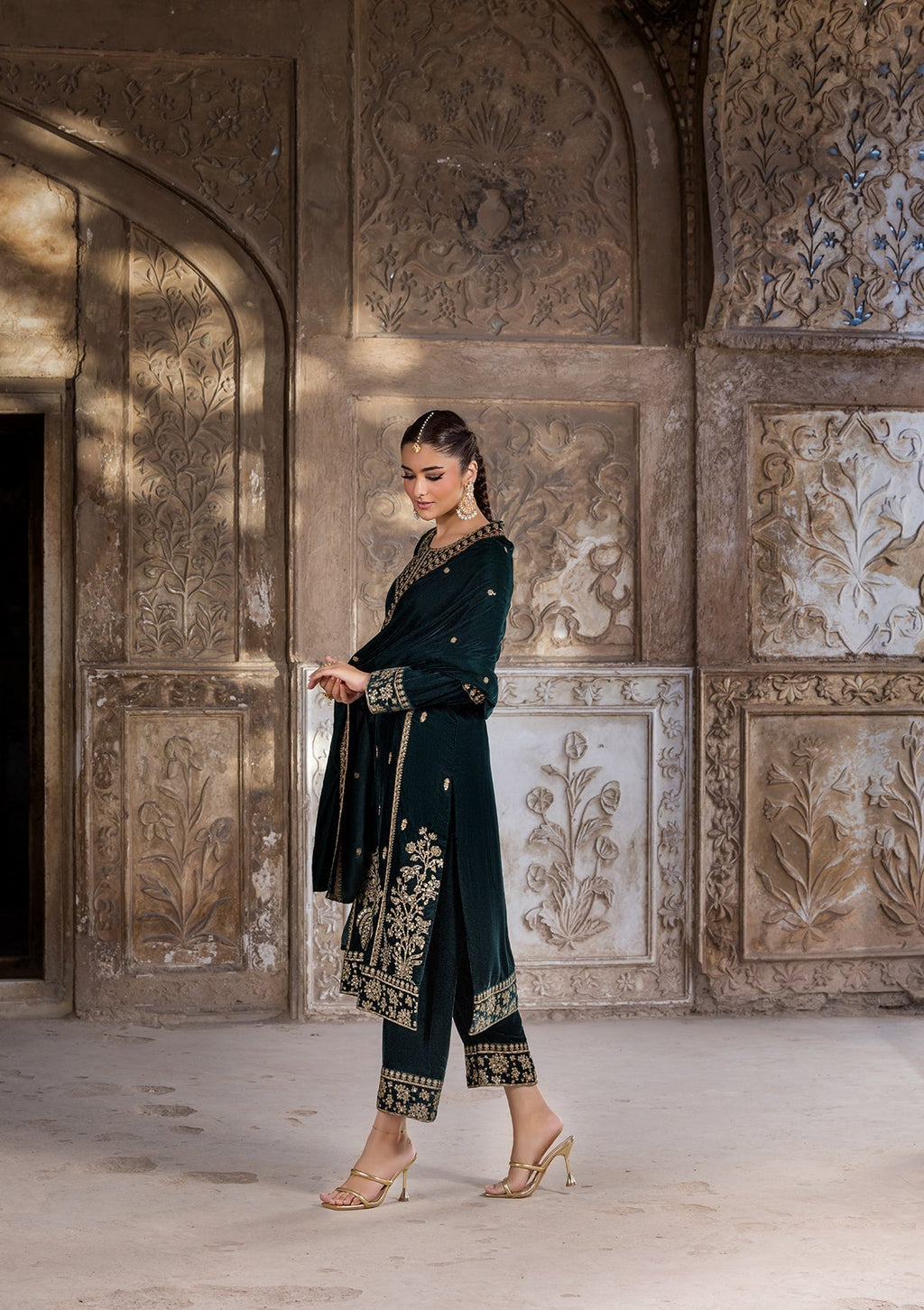 Bin Tayyab BT006529 CGRN Women 3pcs