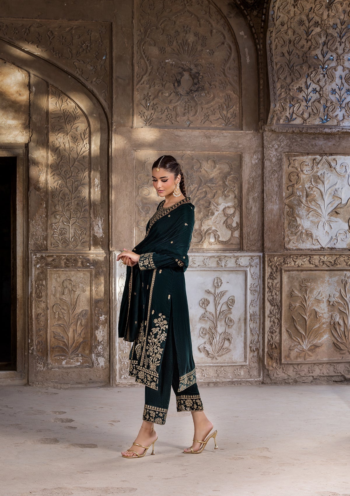 Bin Tayyab BT006529 CGRN Women 3pcs