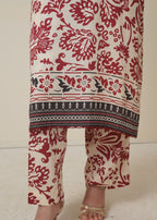 Aroshlay Linen Dress 1 | Unstitched Women 3pcs