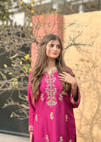 Tehzeeb Libas Anghan Embroidered Women 2pcs