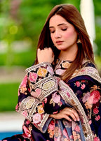 Suits By Sadia Ayesha silk Women 3pcs