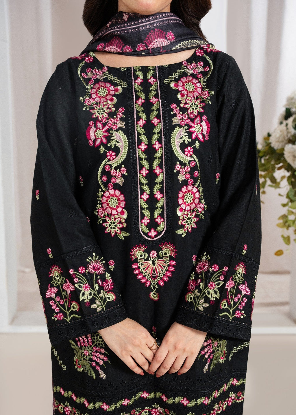 Sahibas By Mirza Nicolas Black Women 3pcs