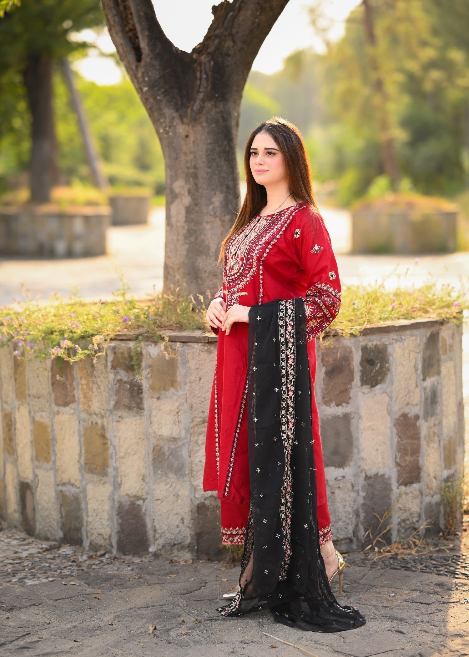 Libas Thread Red Enigma Women 3pcs