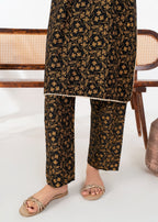 Stylish Collection LEAF BLACK Women 2pcs
