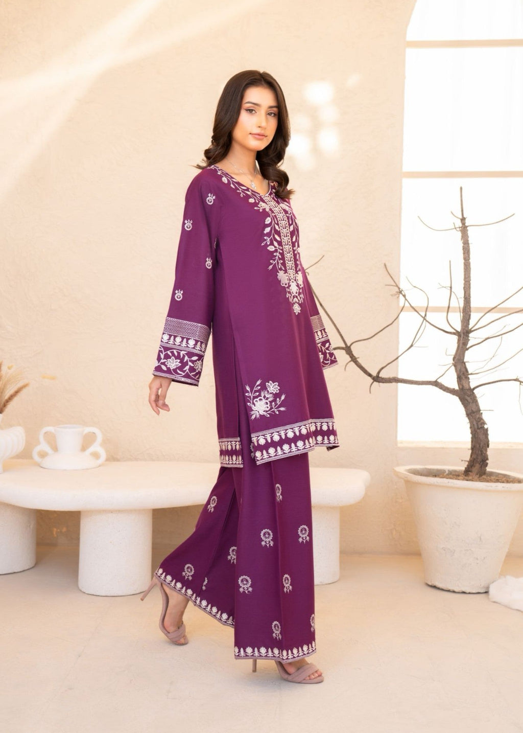 Rehhas Attires PLUM WINTER Women 2pcs