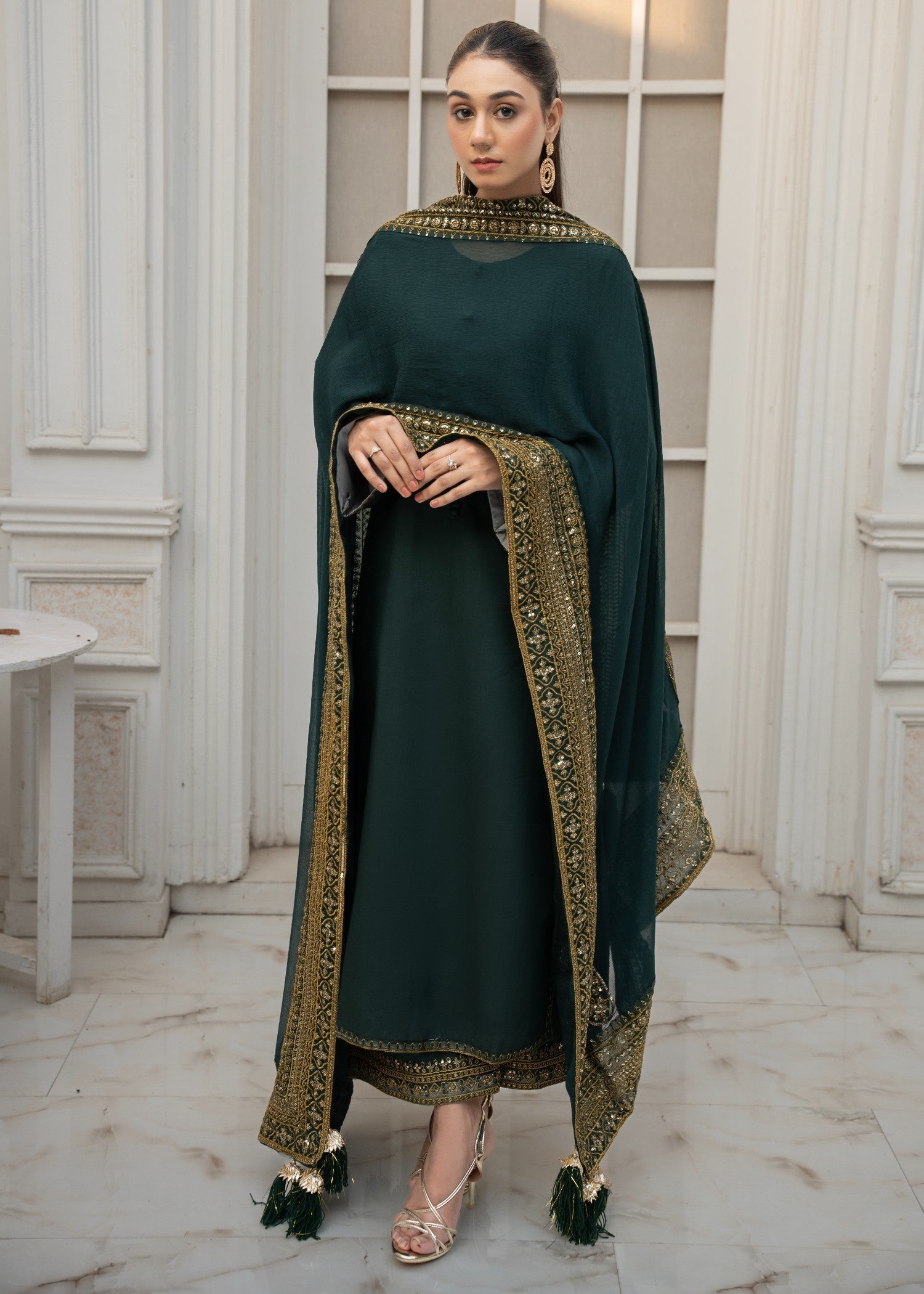 Maharani Official Green Mystique | Women 3pcs