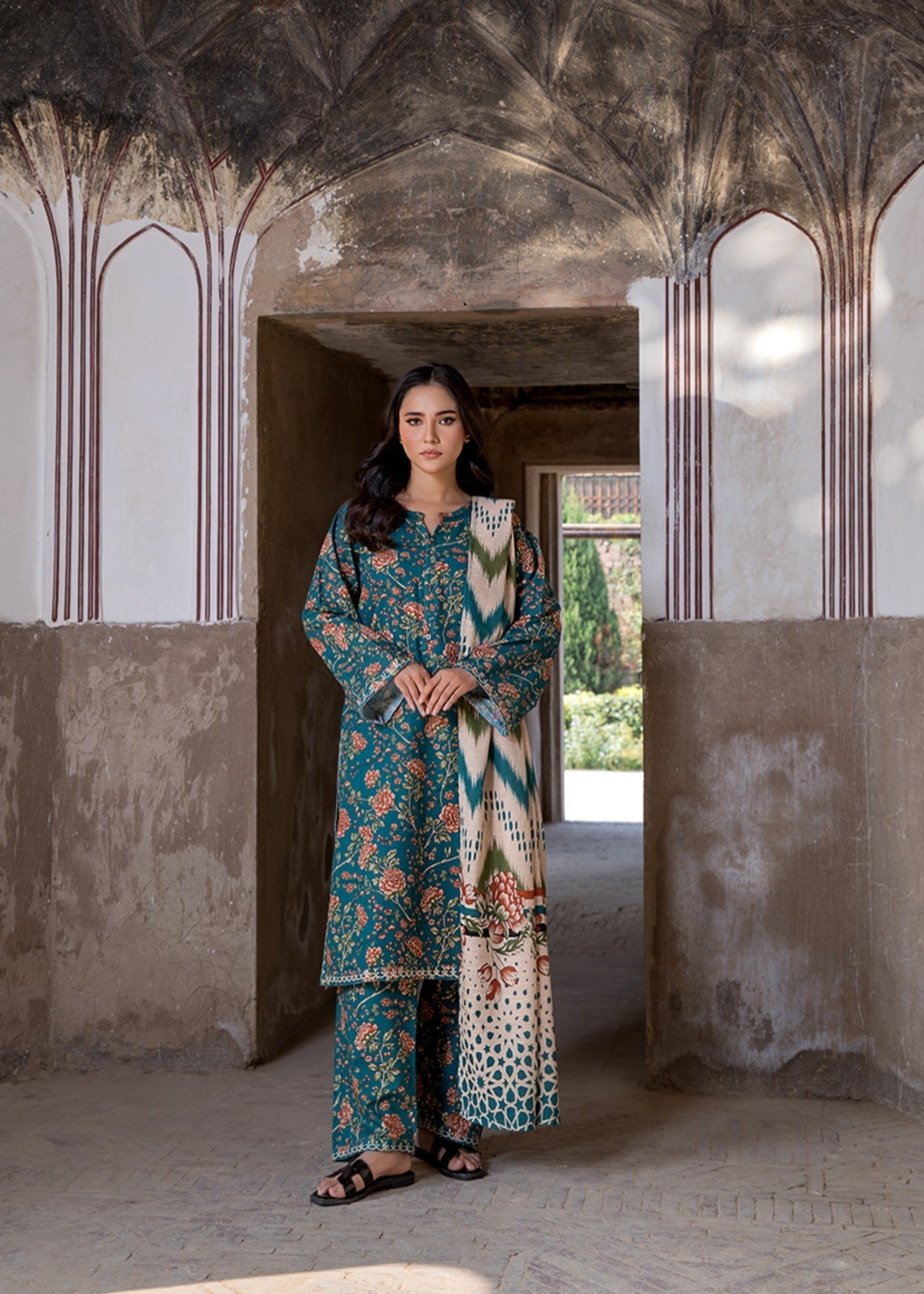 Bin Tayyab BT006512 CGN Women 3pcs