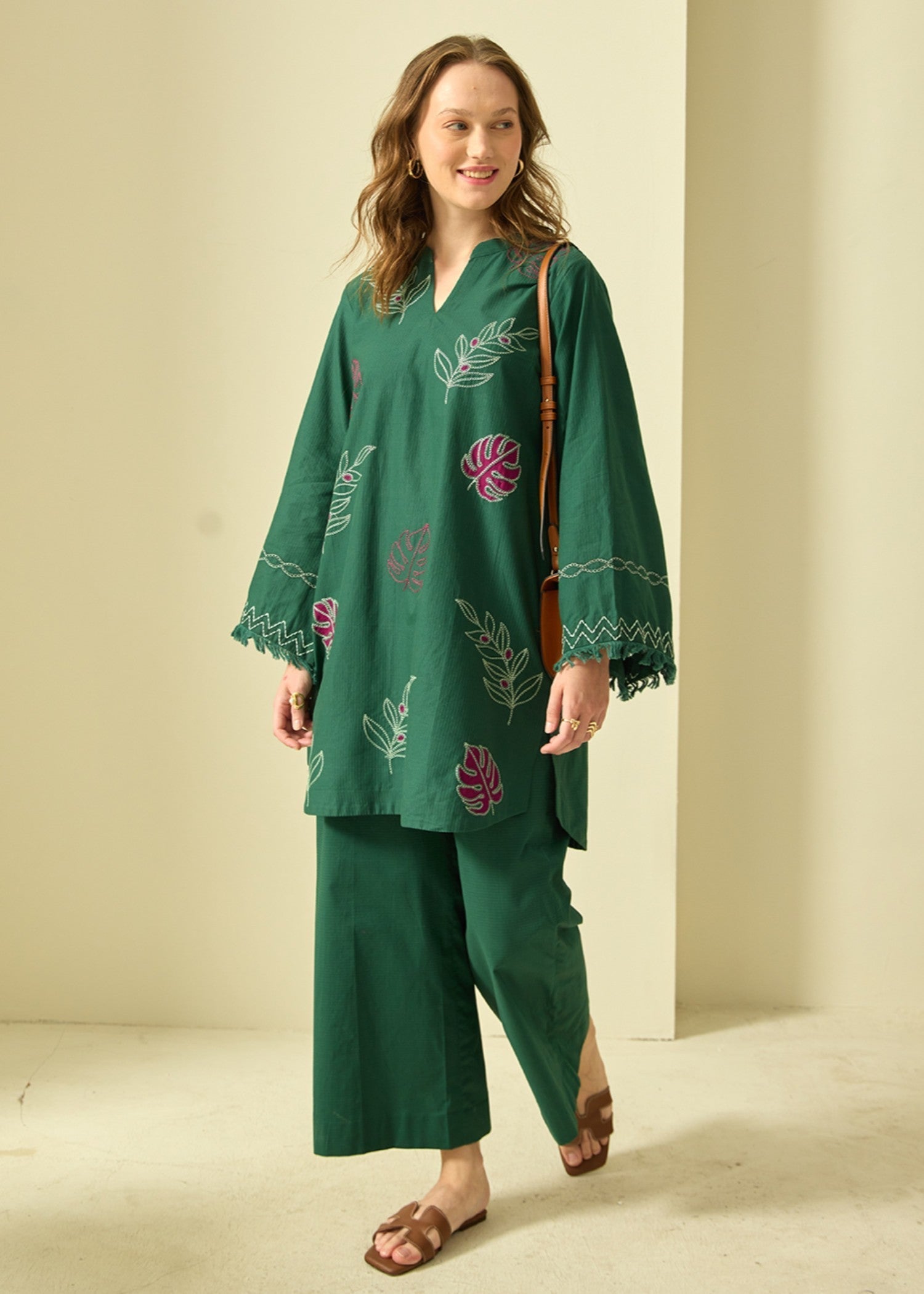 Kiara Evara – Embroidered Co ords Set Women 2pcs