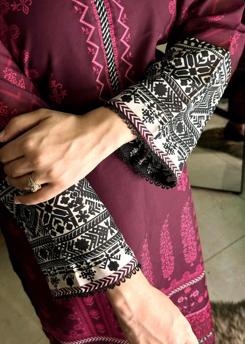 Bareen SLP07 PLUM Women 3pcs