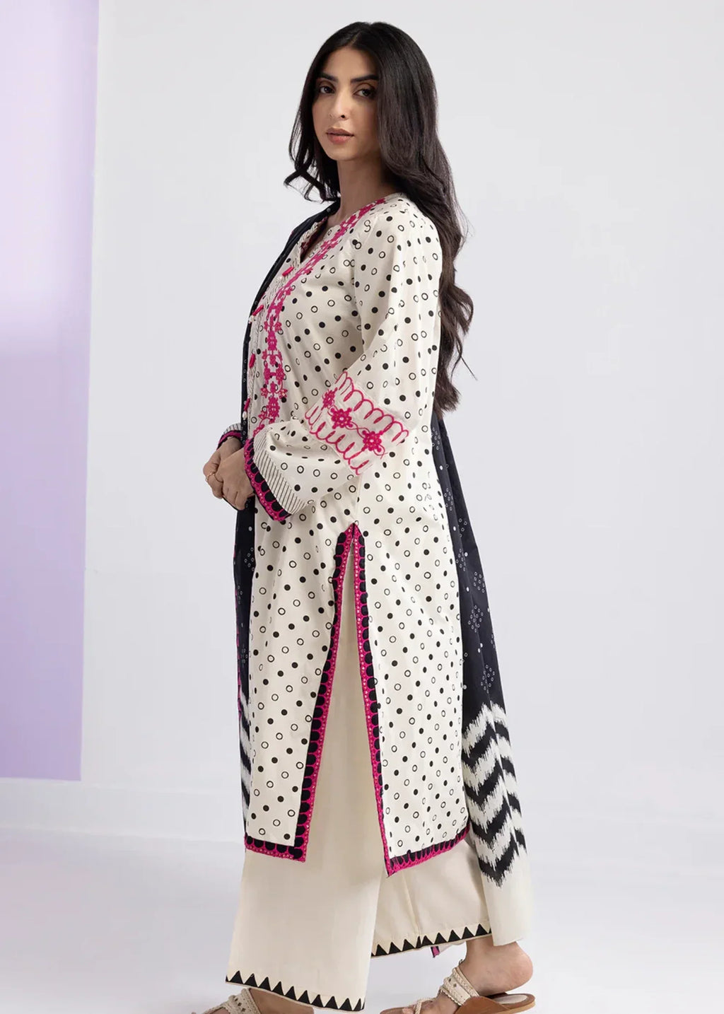 Zellbury WPS2532532 Off White Women 3pcs