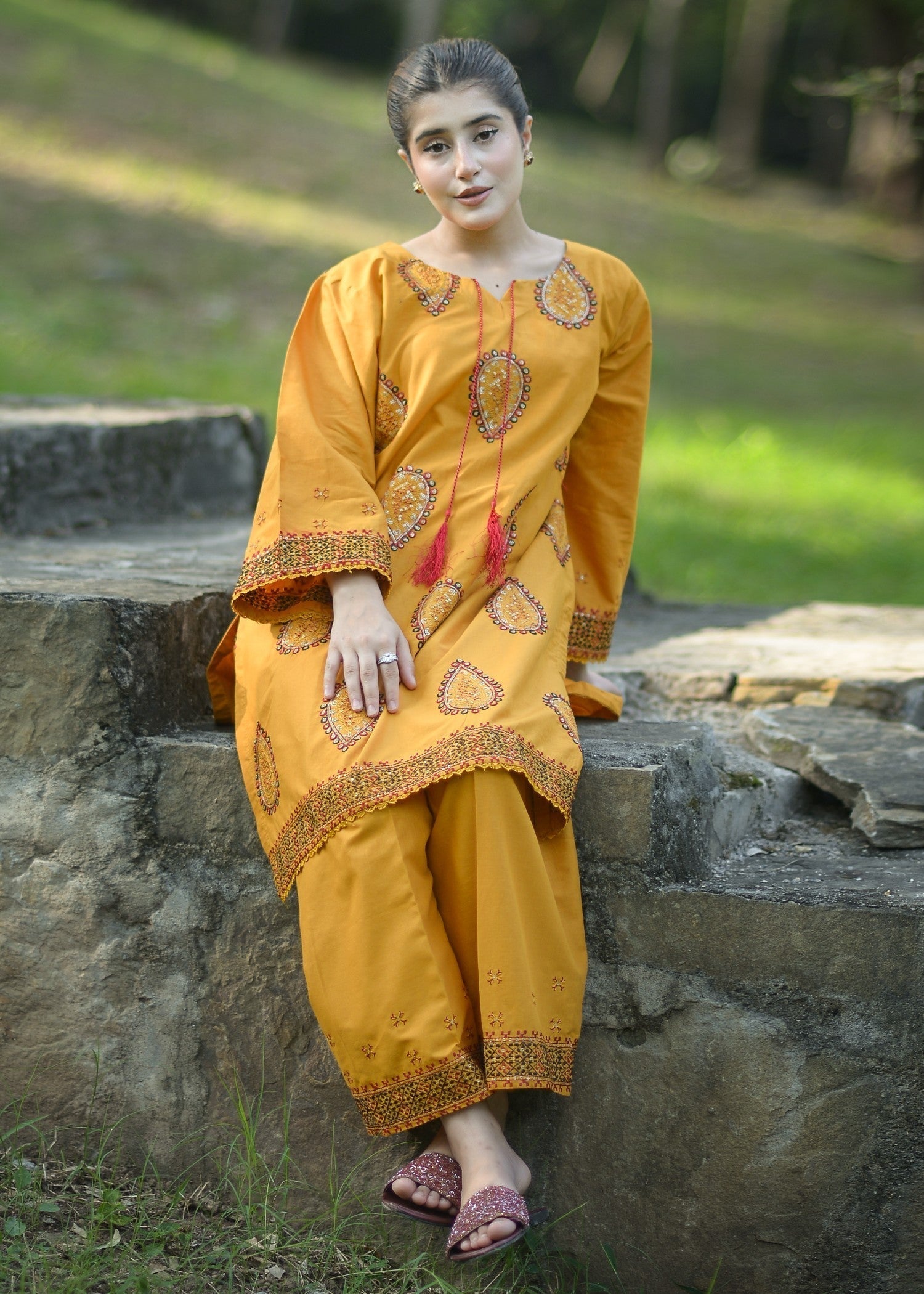 Glamour Stylo Saffron Elegance Women 2pcs