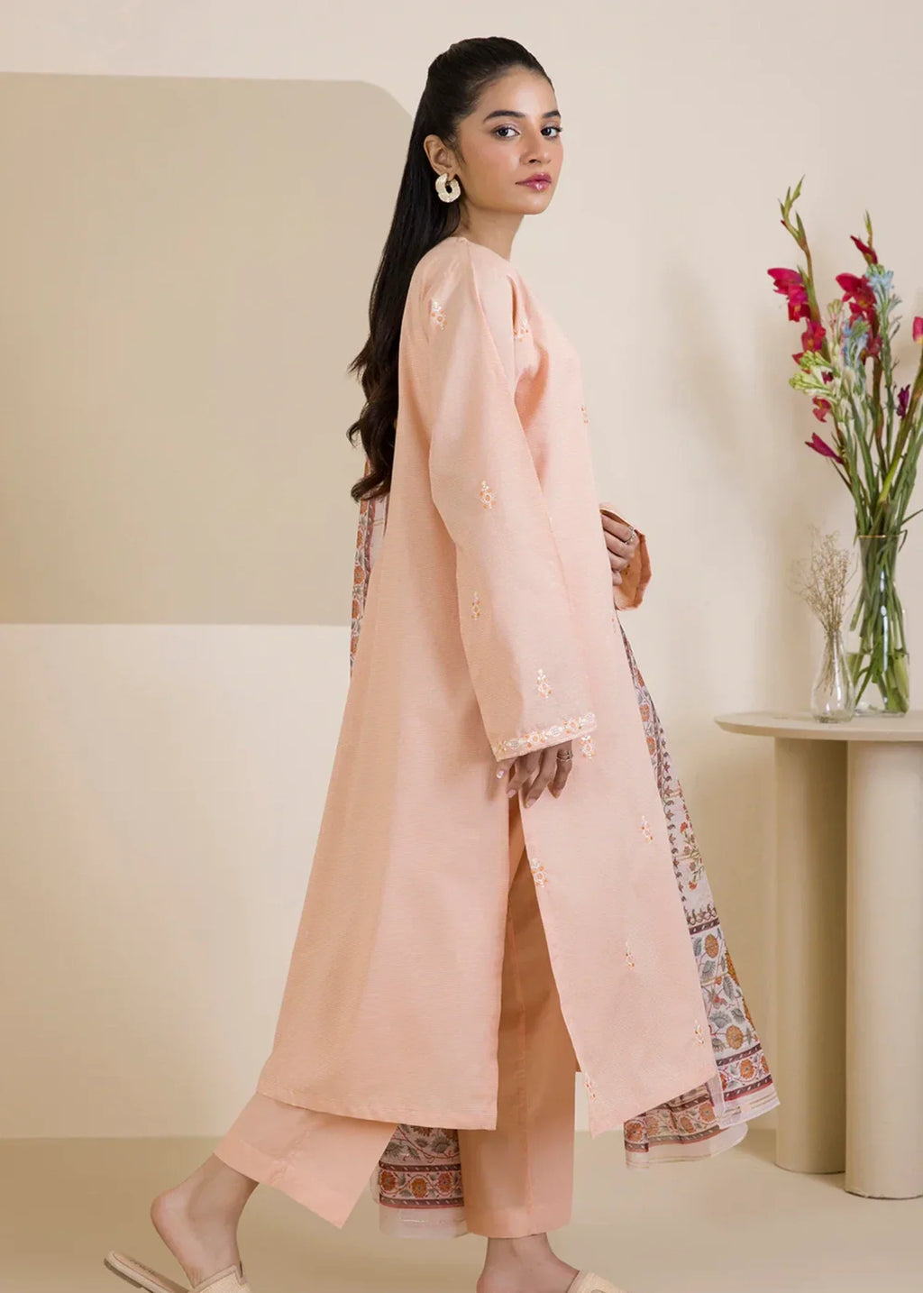 Zellbury WPS2531941 Peach Women 3pcs