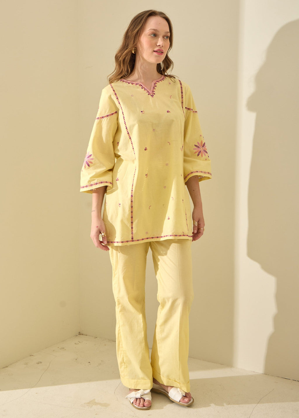 Kiara Ceryn – Embroidered Co ords Set Women 2pcs