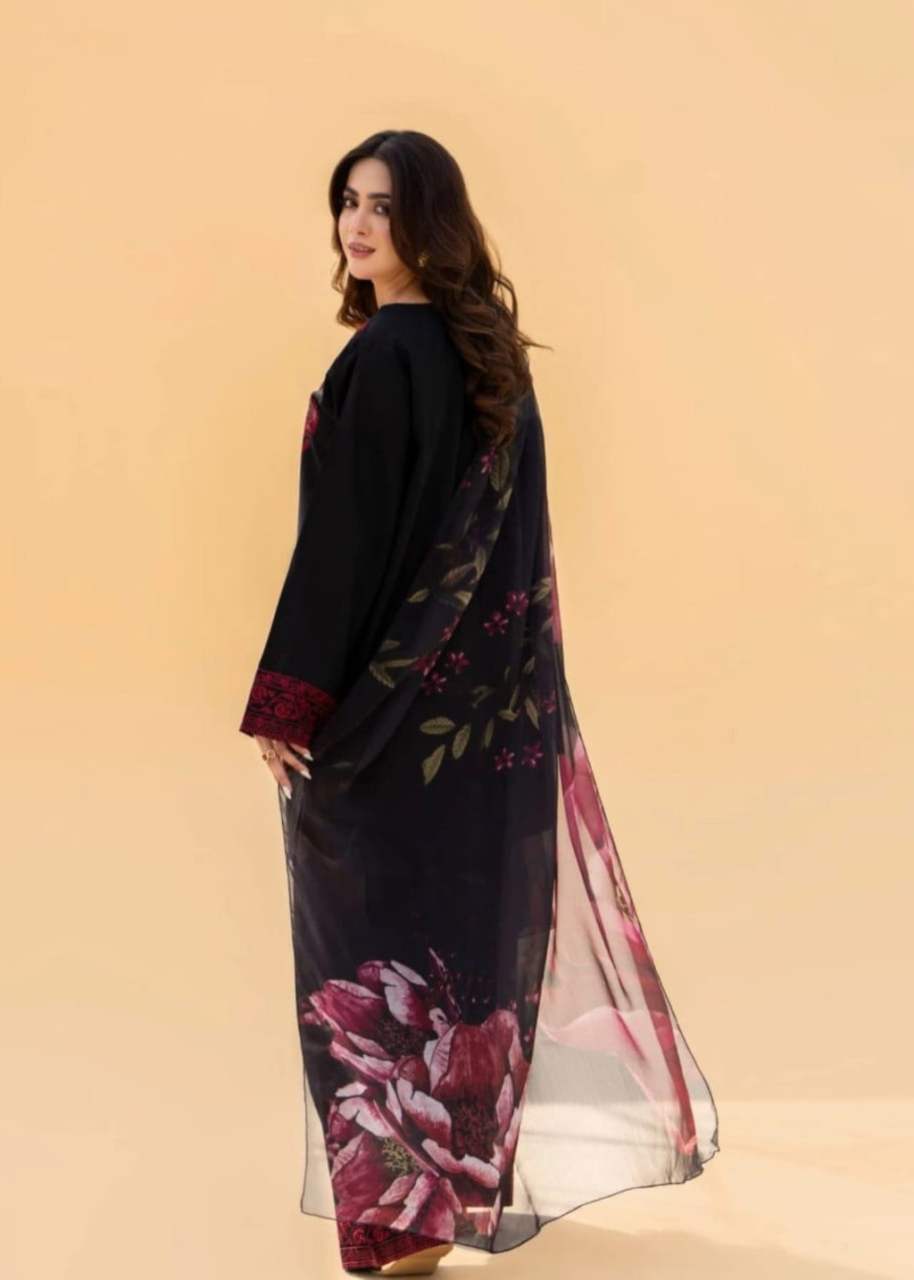 Tehzeeb Libas MAH E NOOR STICHED Women 3pcs