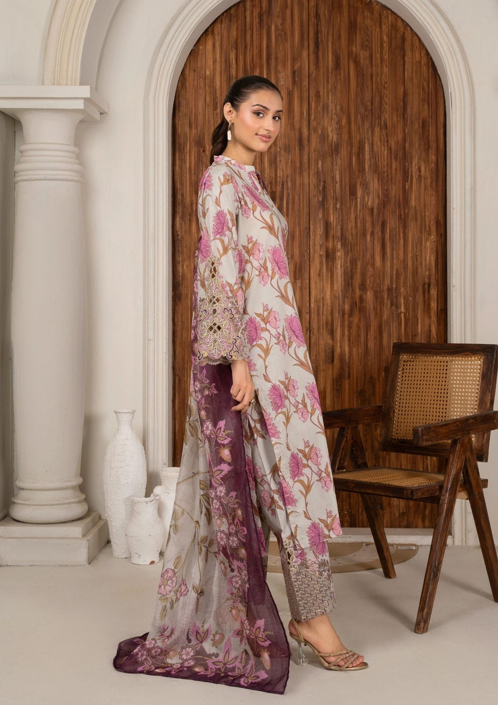Alfatah Pret Printed Lawn with Embroidery RANAAI S25 0012 Women 3pcs