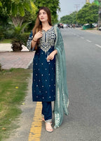 Tehzeeb Libas ZARA EMBROIDERED Women 3pcs