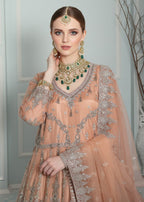 Insiya By Saira Jawad Bridal Maxi Peach 216 Women 2pcs