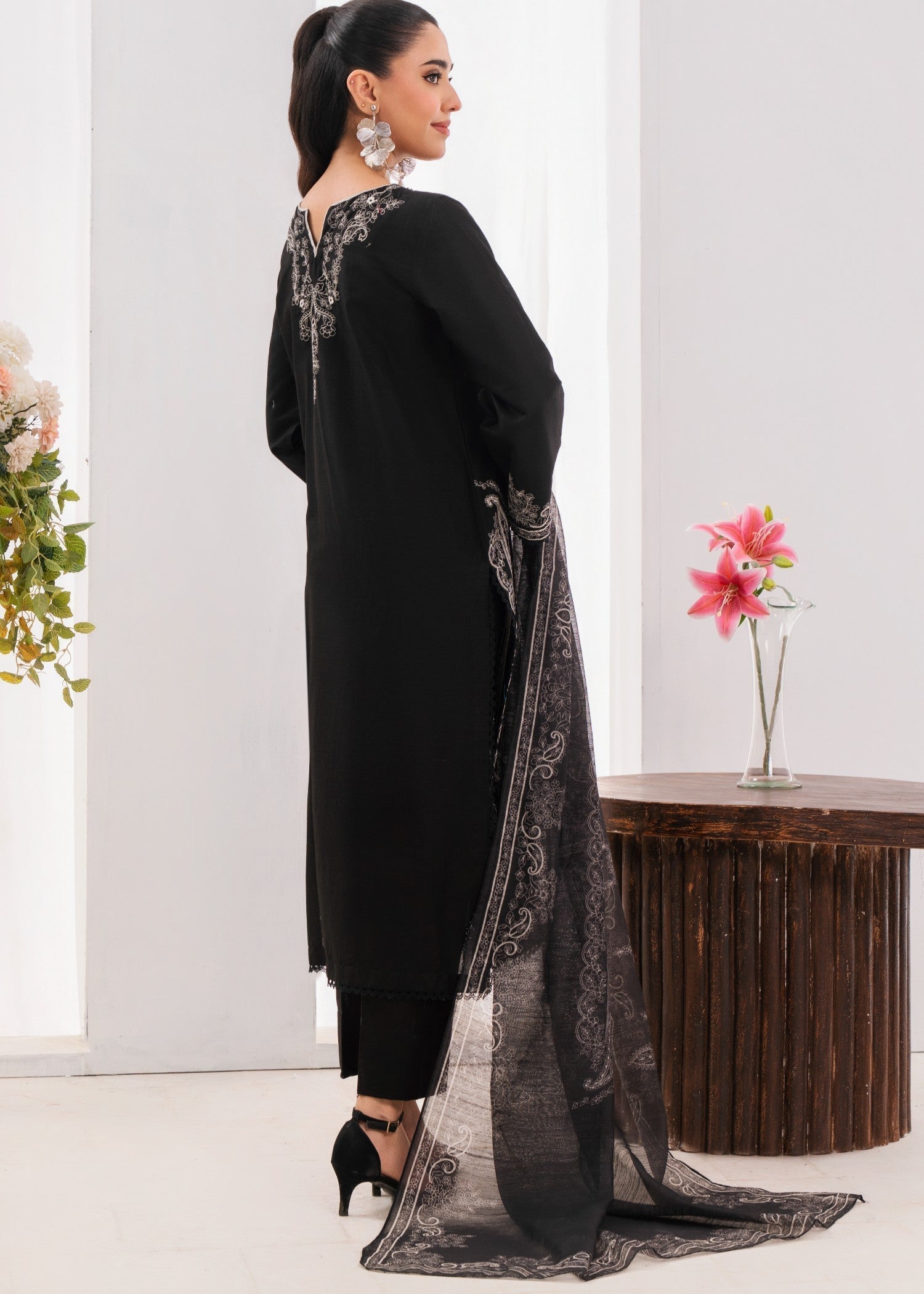 Sahibas By Mirza Khoobsurat Black Women 3pcs