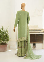 Ahmed Creations ALISHBA APPLE GREEN Women 3pcs