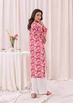 Laal Kurti Printed Kurta Set D116 Women 2pcs