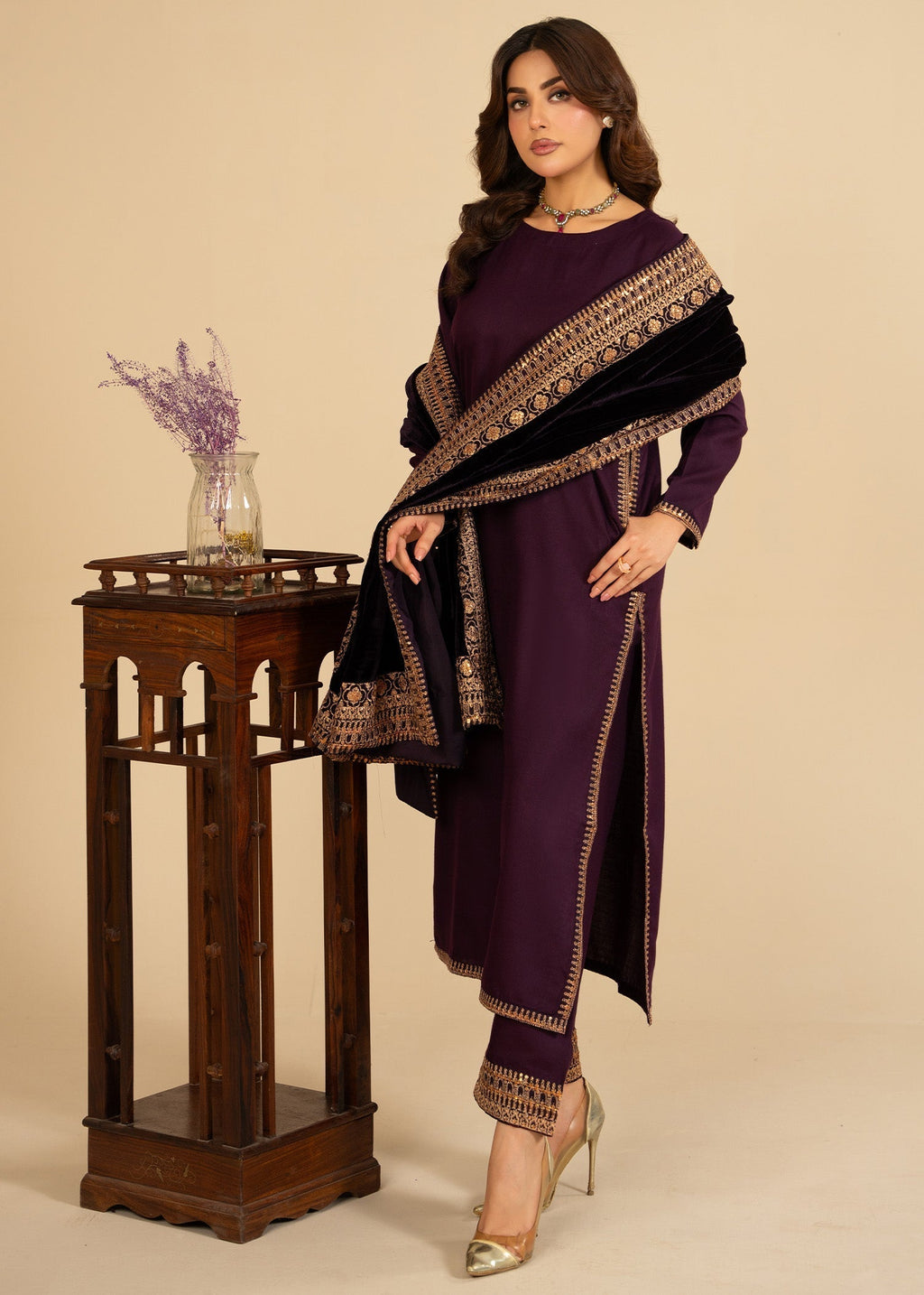 Momin Online Plum Women 3pcs