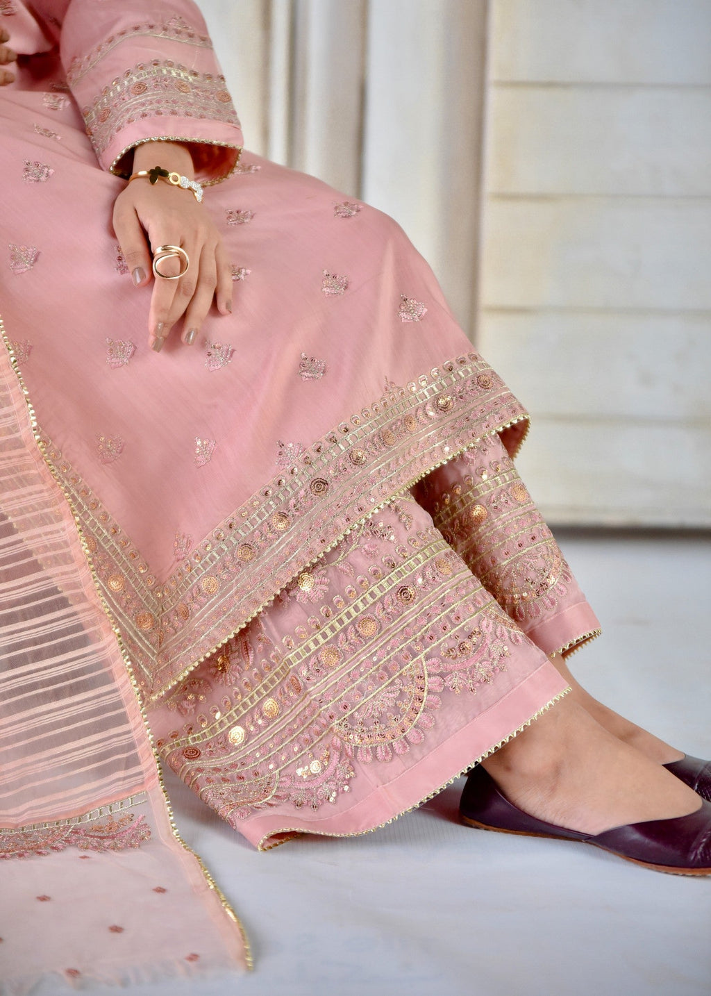 Maharani Official Rosy Vintage Suit Women 3pcs