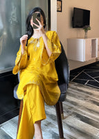 Tehzeeb Libas ZUNAIRA SUNSHINE MUSTARD Women 2pcs
