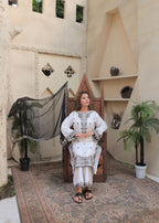 Shehroz Fashion GUL E NAZ LAWN EMBROIDERY Women 3pcs