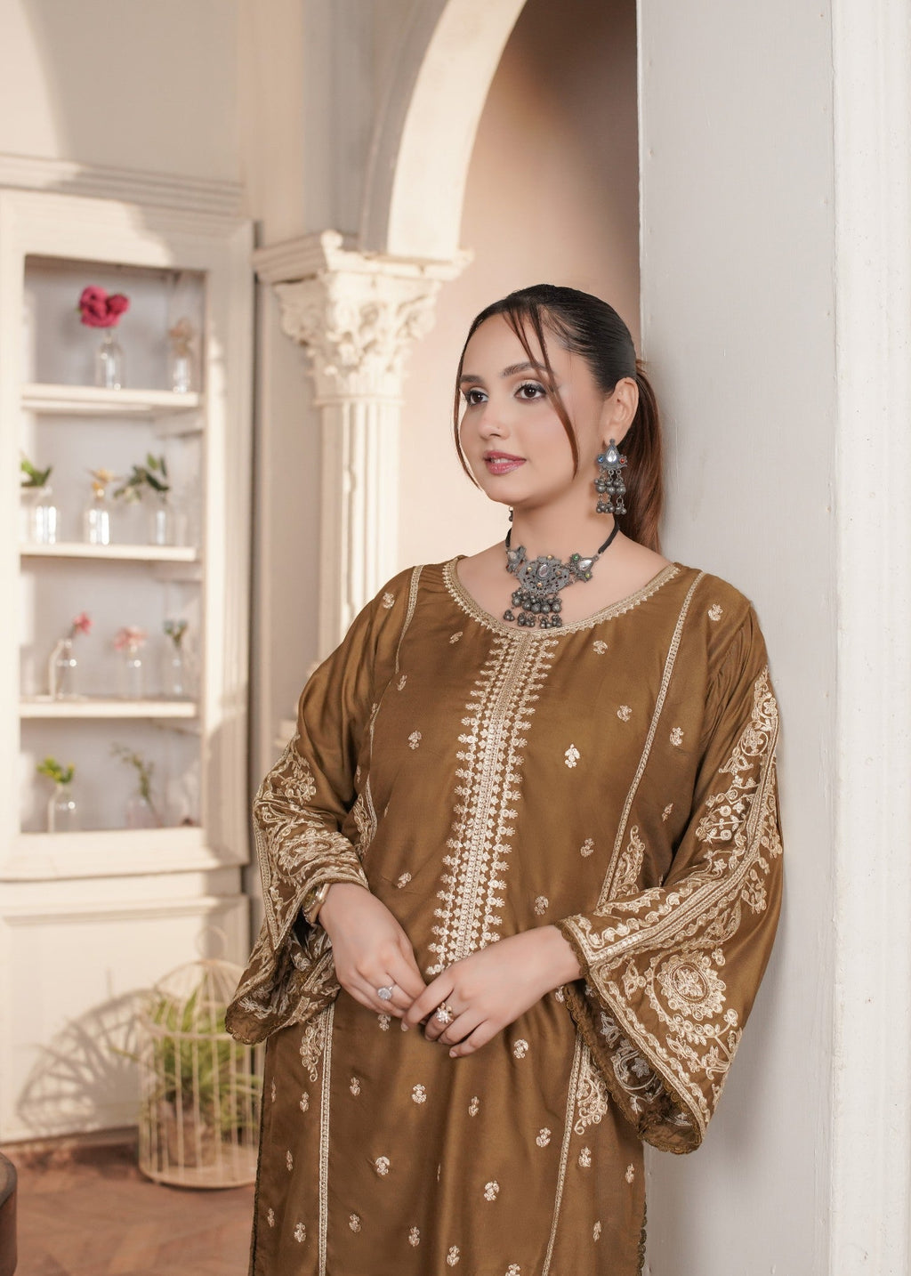 Gulposh Noor Zaar (Embroided ) Women 2pcs