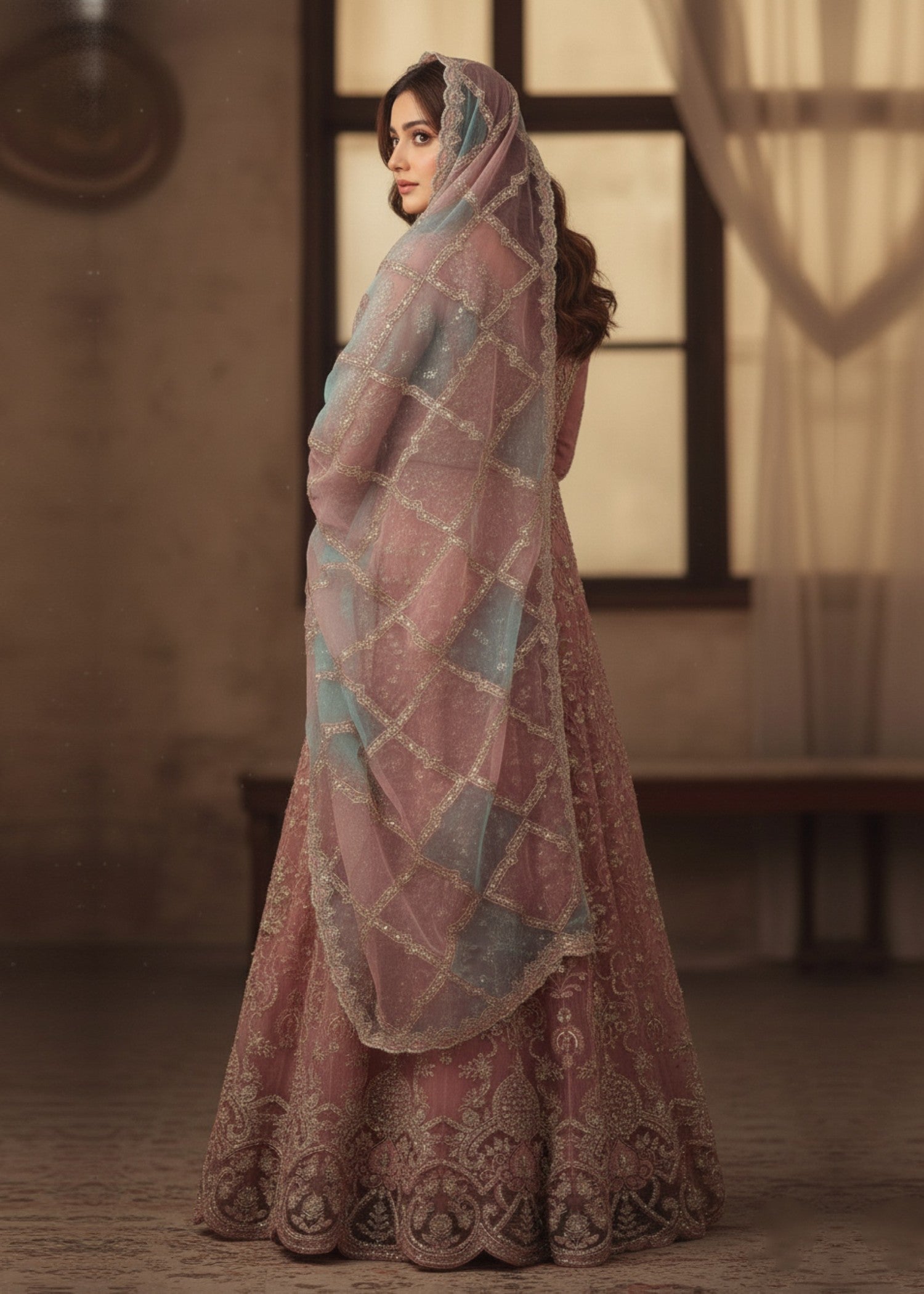 Diara Couture SHAHBANU DF 13 T. PINK Women 3pcs