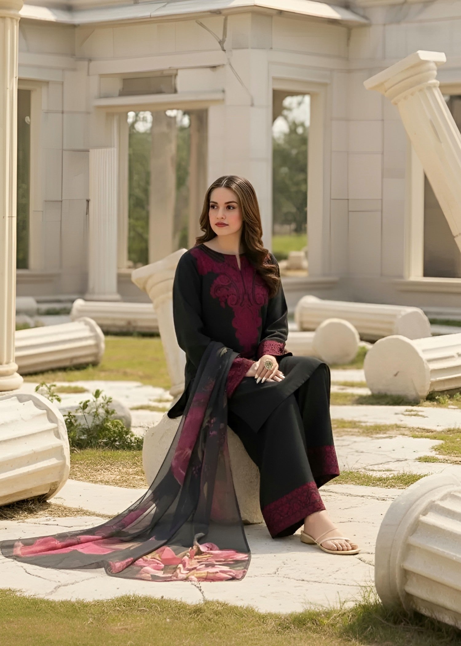 Libas Thread Black Charm Women 3pcs