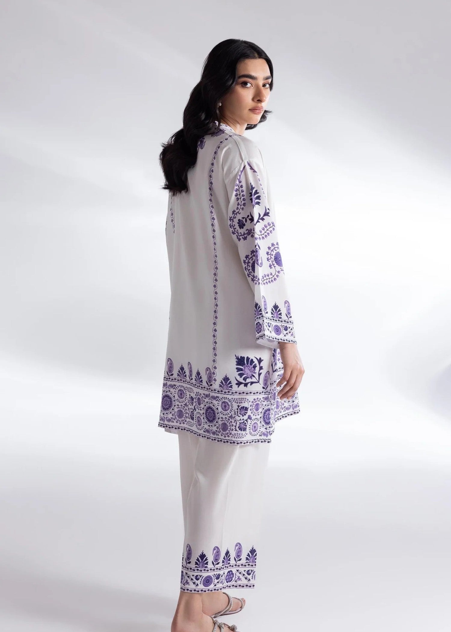 Sana Safinaz Stitched Basic Shirt + Bottom SS25BSP341P2T Women 2pcs