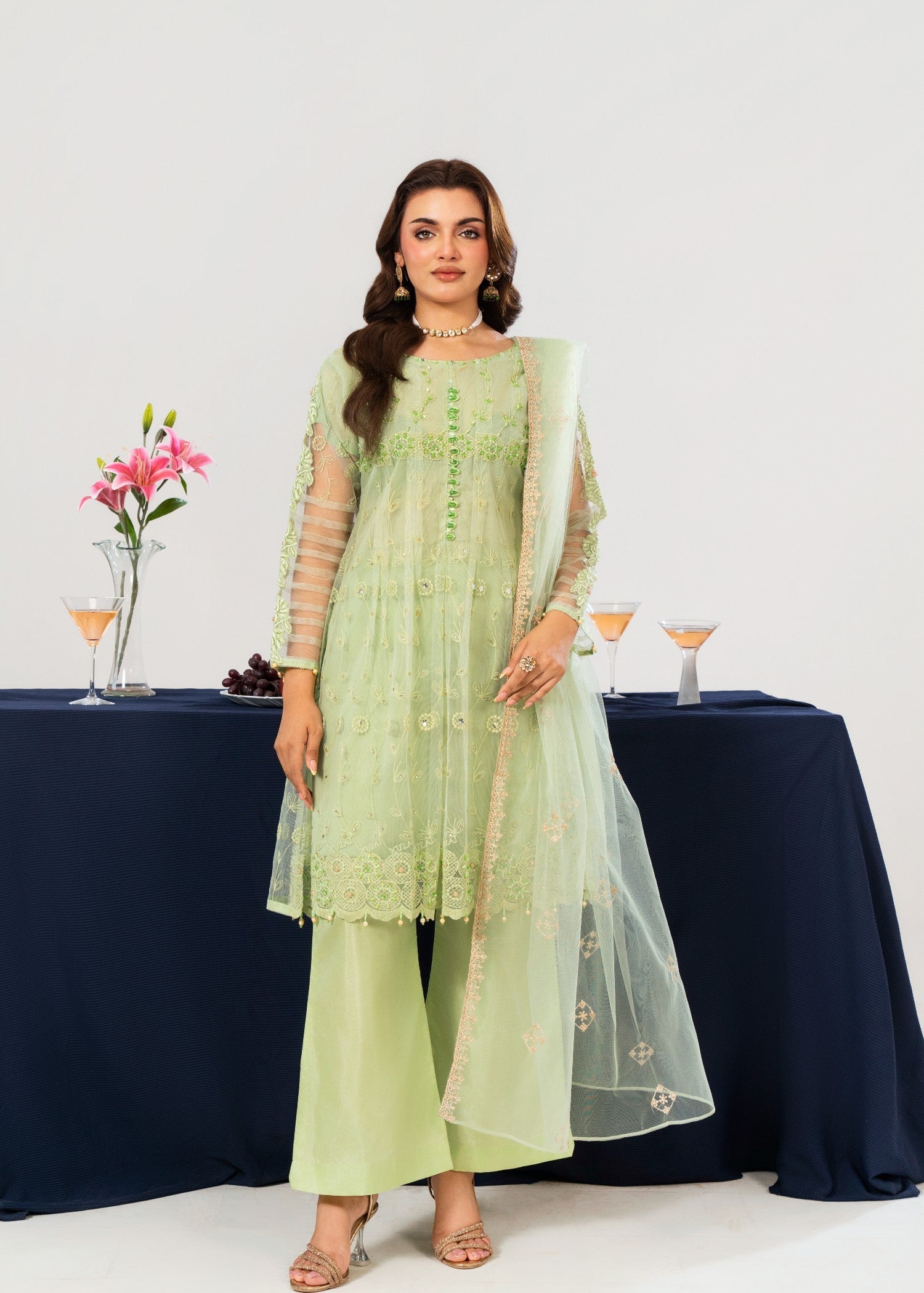 Kamli Short Frock 01 Women 3pcs