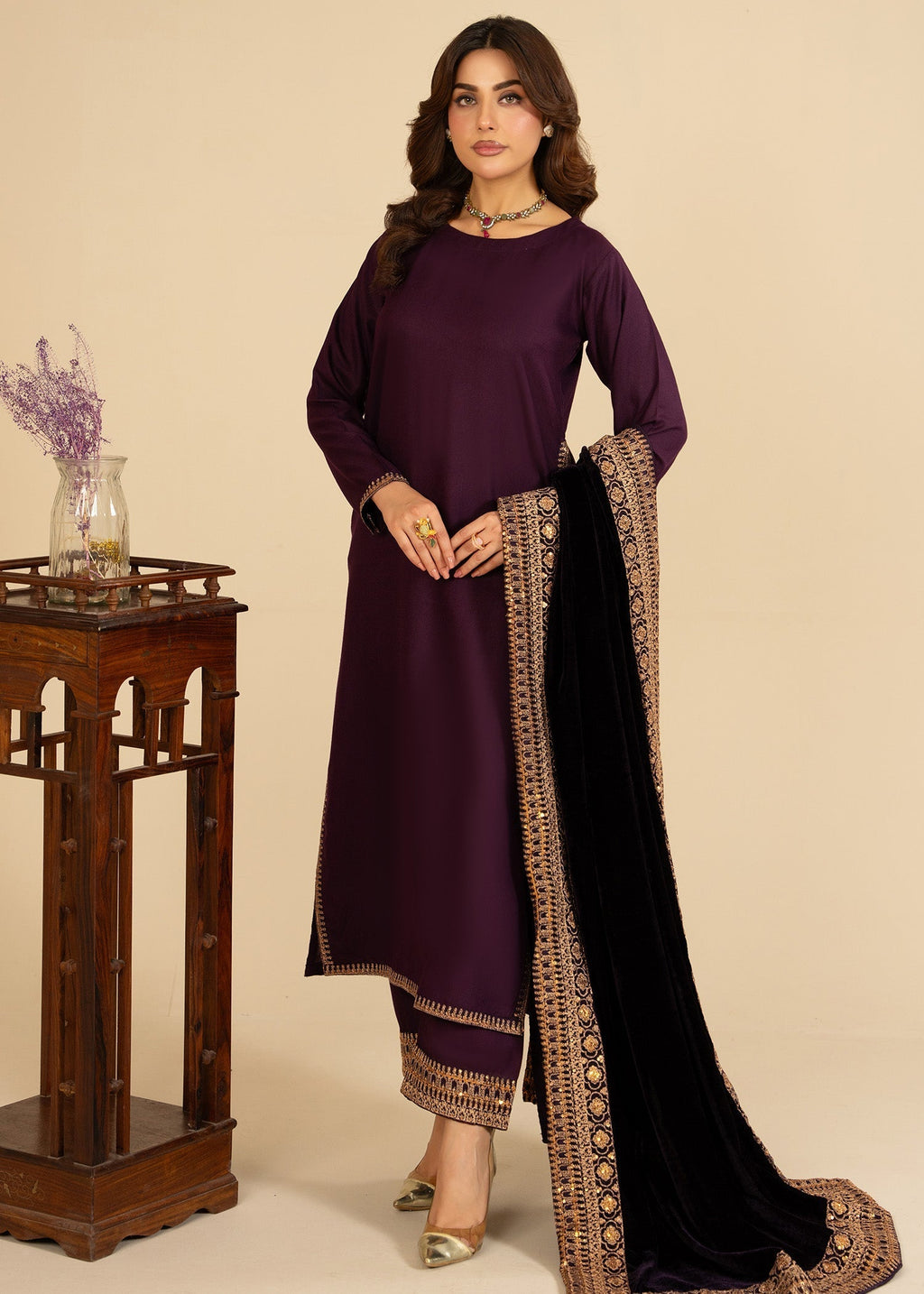 Momin Online Plum Women 3pcs