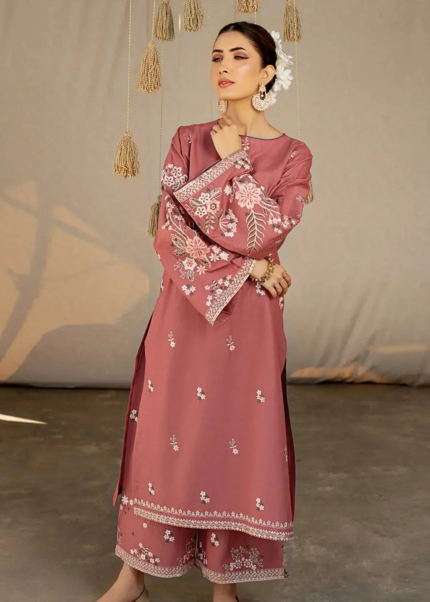 Shehroz Fashion FABEHA EMBROIDERY SUIT Women 2pcs