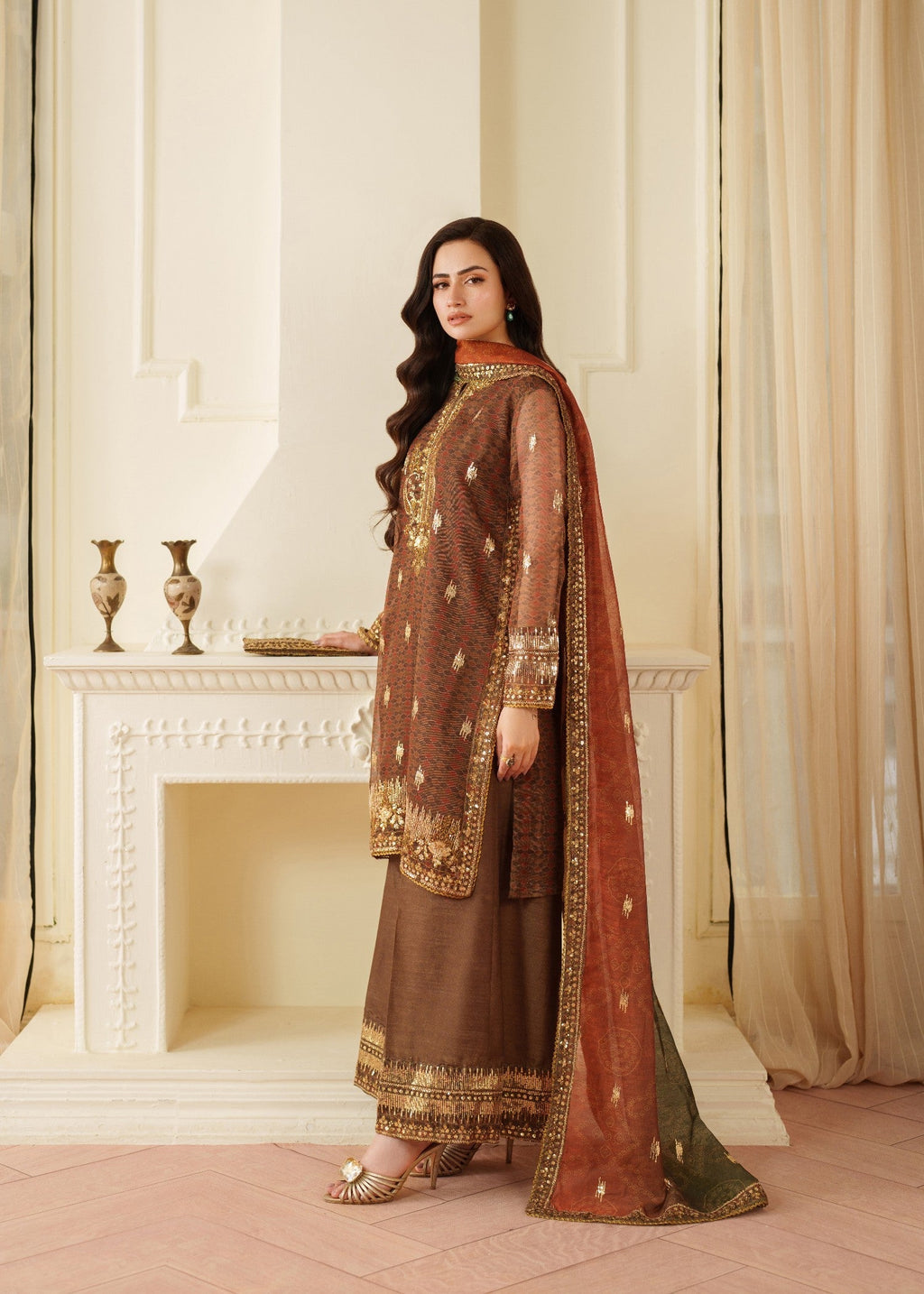 Mohagni LD 04 STITCHED I UNSTITCHED Women 4pcs