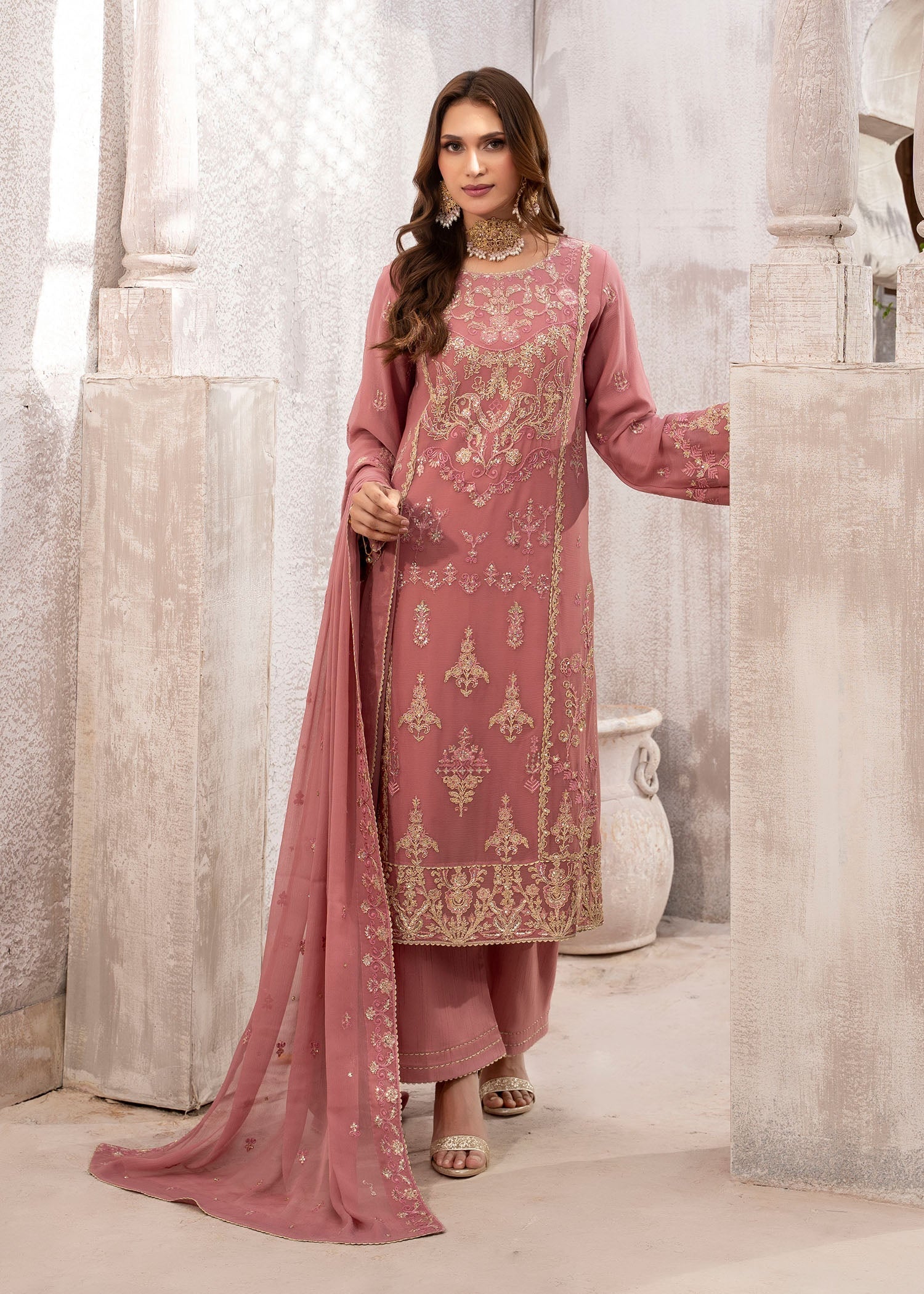Kanwal Zainab Pink Glow Women 3pcs