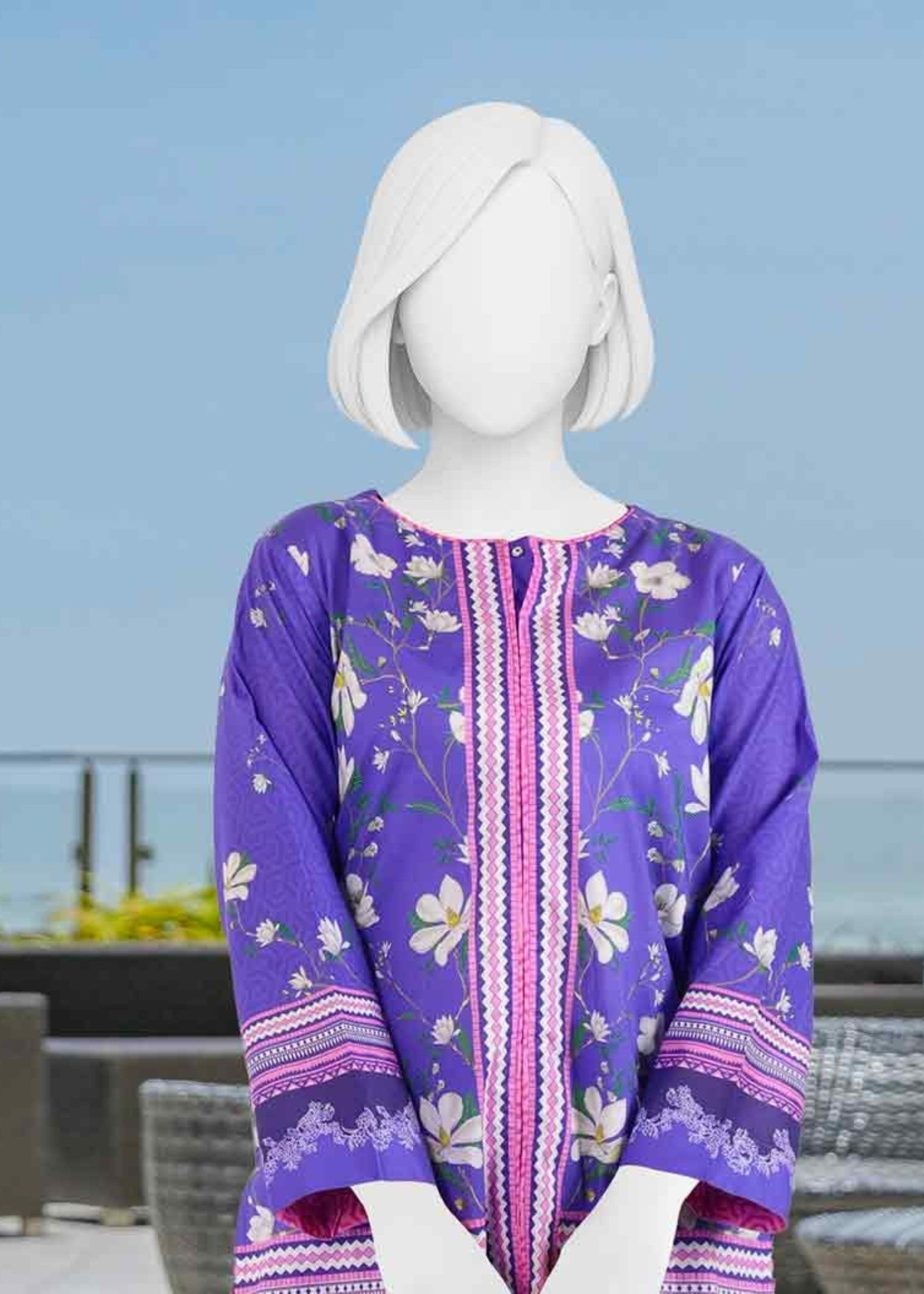 Panjnad By J. Printed Lawn Co Ord Set | PJLWUC 25019 Women 2pcs