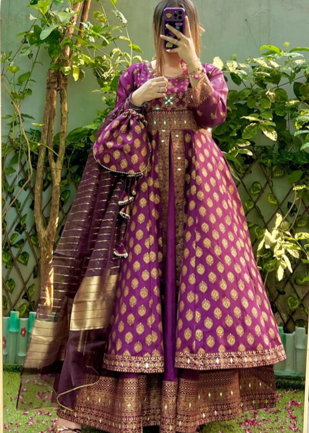 1 Mahoor Haven purple 0052 Women 4pcs