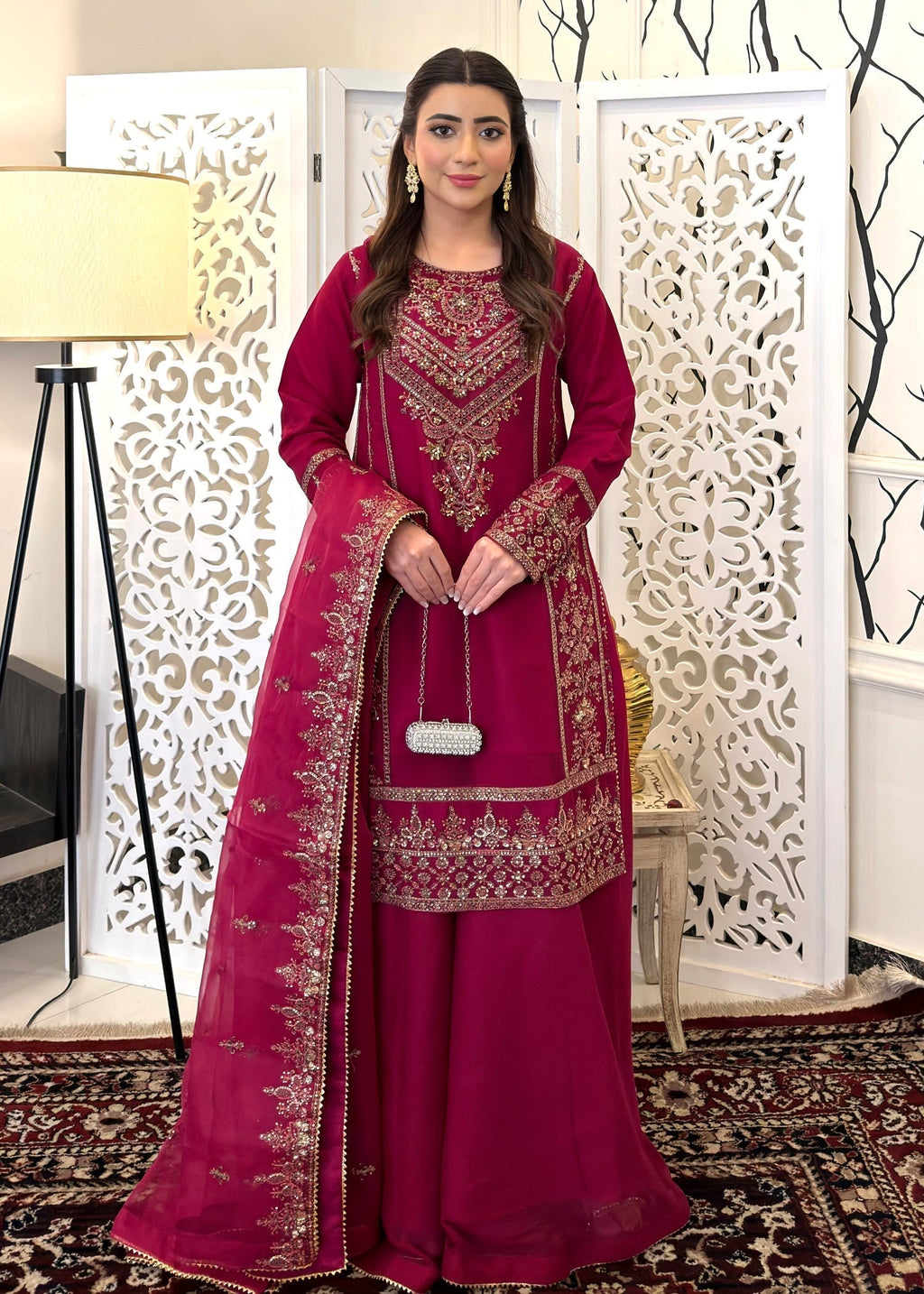 Laal Clothing Raspberry Women 3pcs