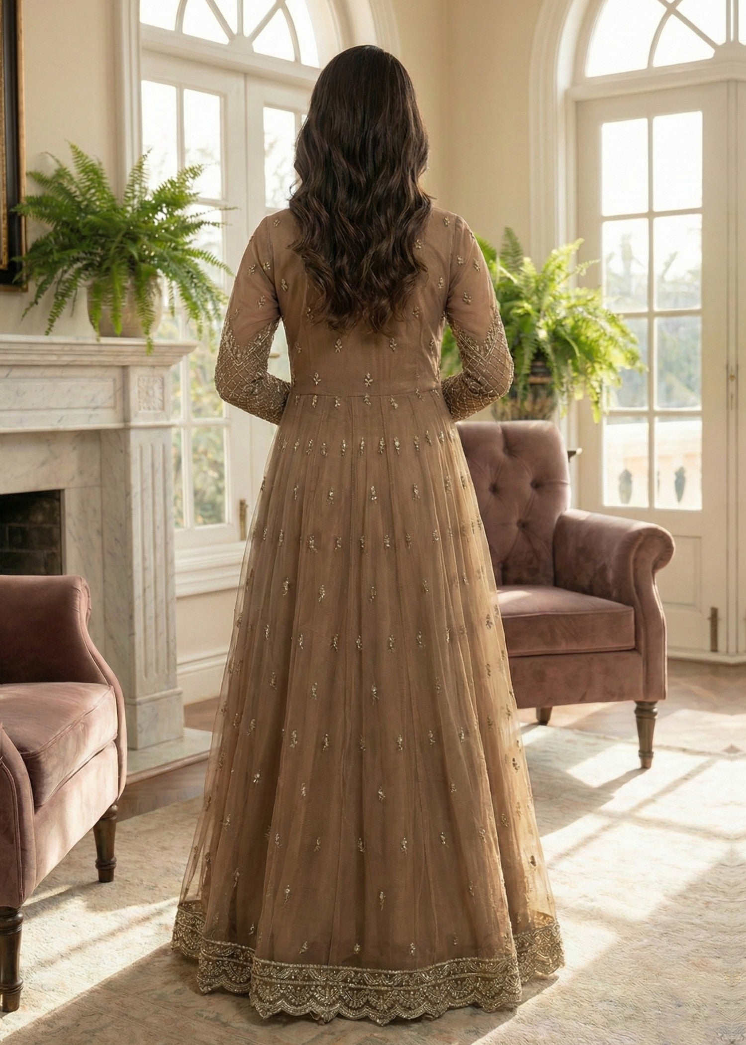 Diara Couture KAIRA US 552 BROWN Women 3pcs