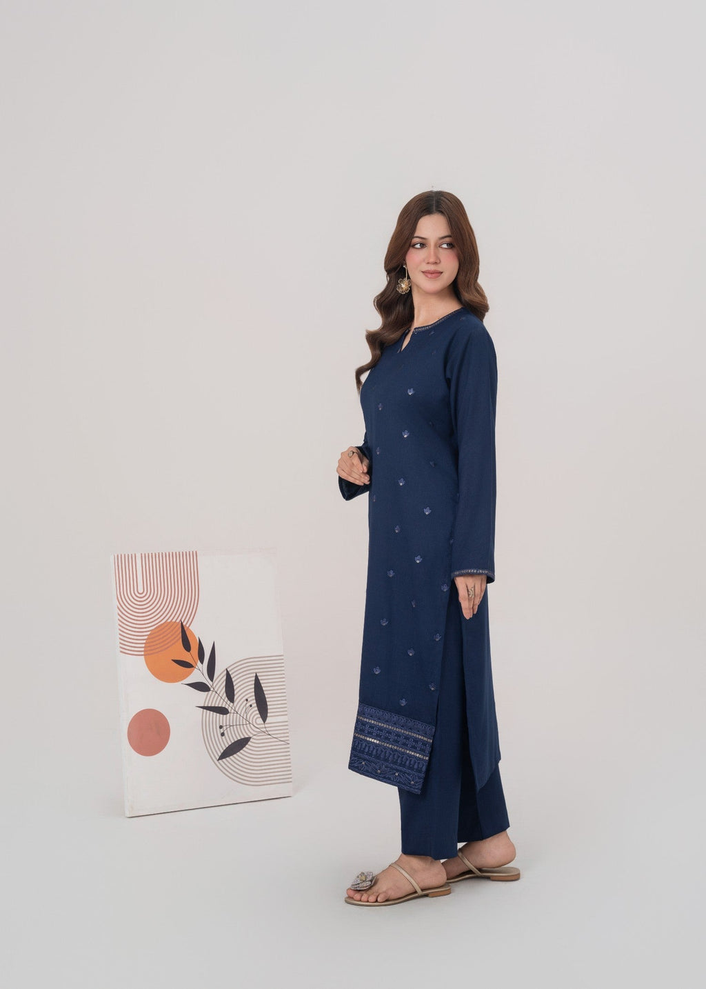 Naqash Navy Women 2pcs