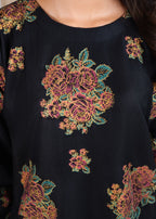 Gulposh Ghulabo (Printed ) Black Women 2pcs