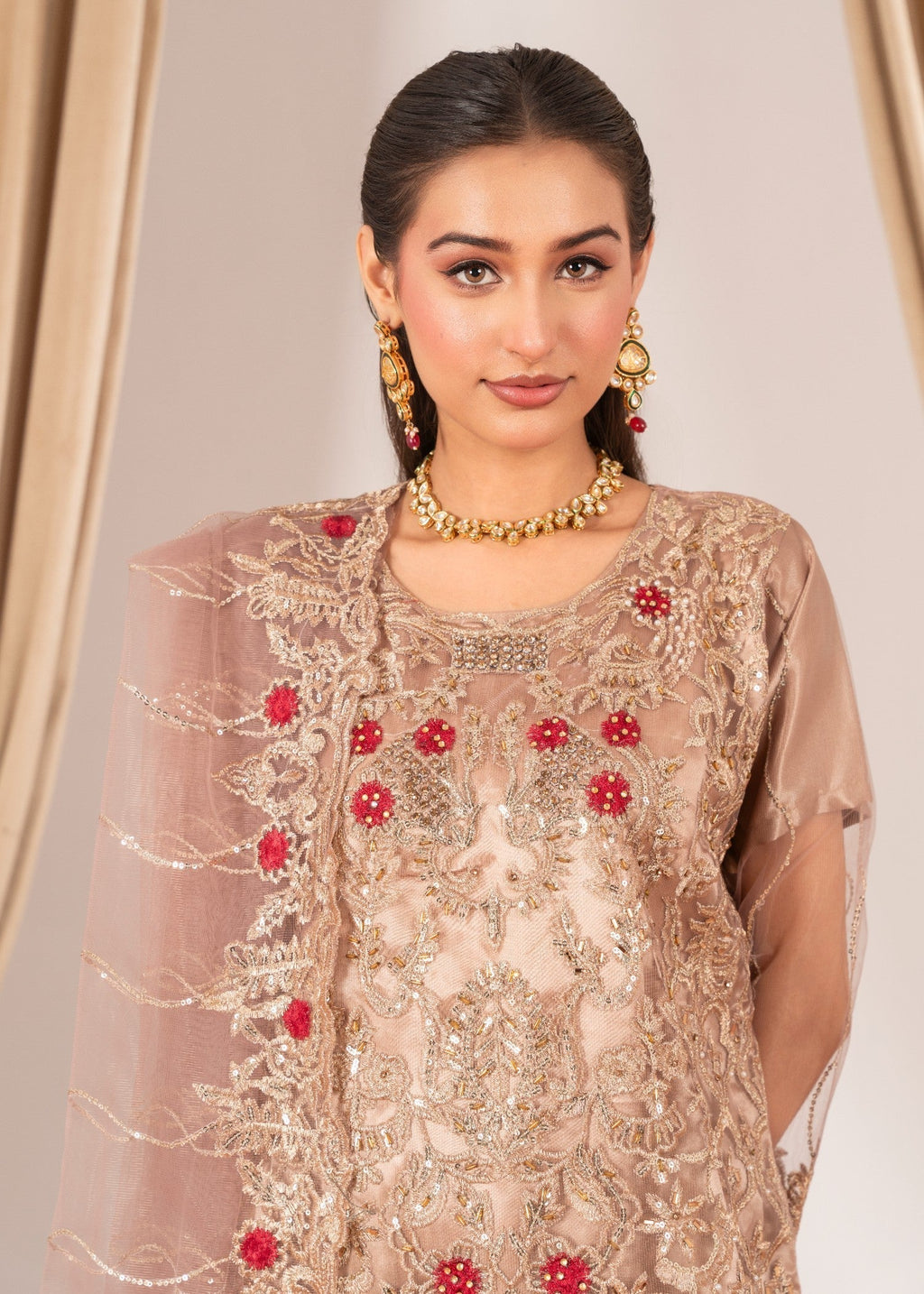 Four Season Boutique MALHAAR CRUSH COFFEE Women 3pcs