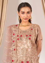 Four Season Boutique MALHAAR CRUSH COFFEE Women 3pcs