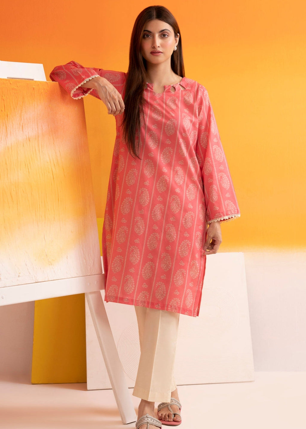 Zellbury WPS2511880 Salmon Women 1pcs