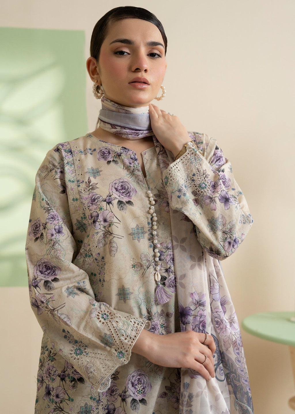 Zellbury WPS2532609 Cream Women 3pcs