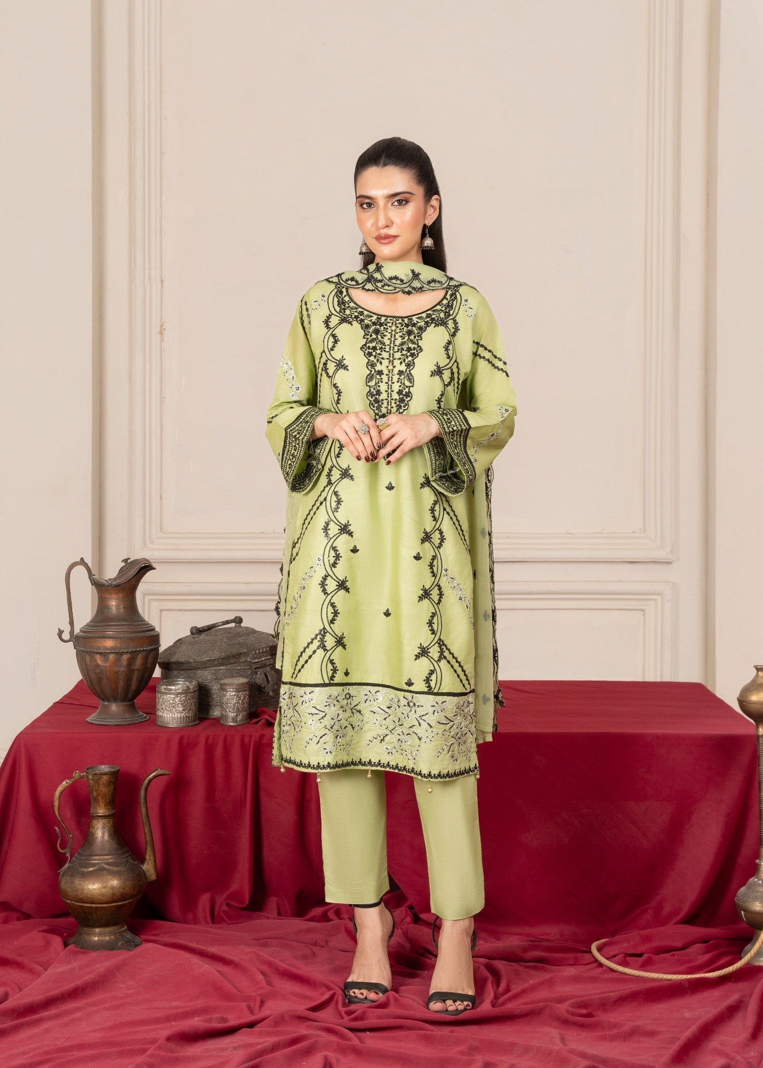 Four Season Boutique ZIRWAH COTTON PISTA Women 3pcs