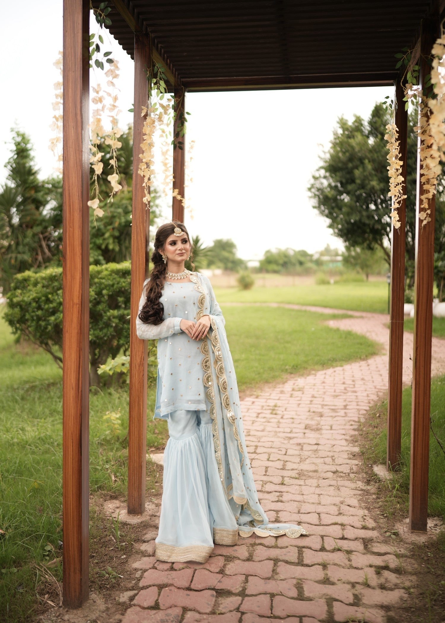 Sanskari.Pk Ammara Gharara Women 3pcs