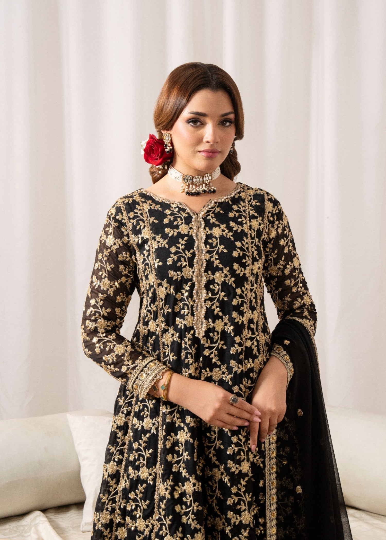 Al-Harir Apparel Rehana Black Women 3pcs